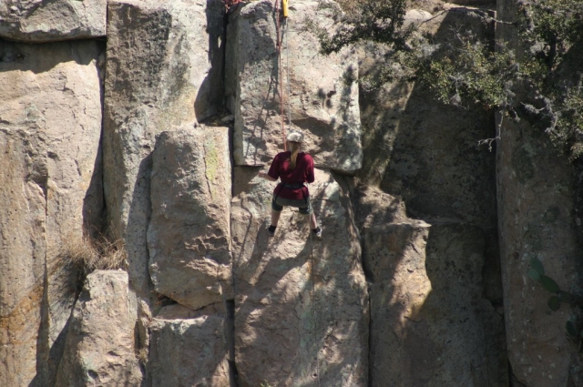 rappel con instructores